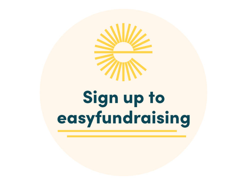 Sign up to easyfundraising